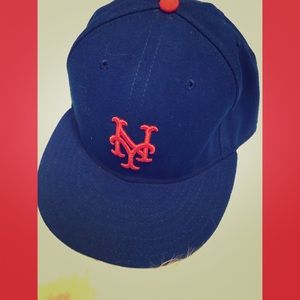 New Era New York Mets Fitted Cap Size 7 5/8